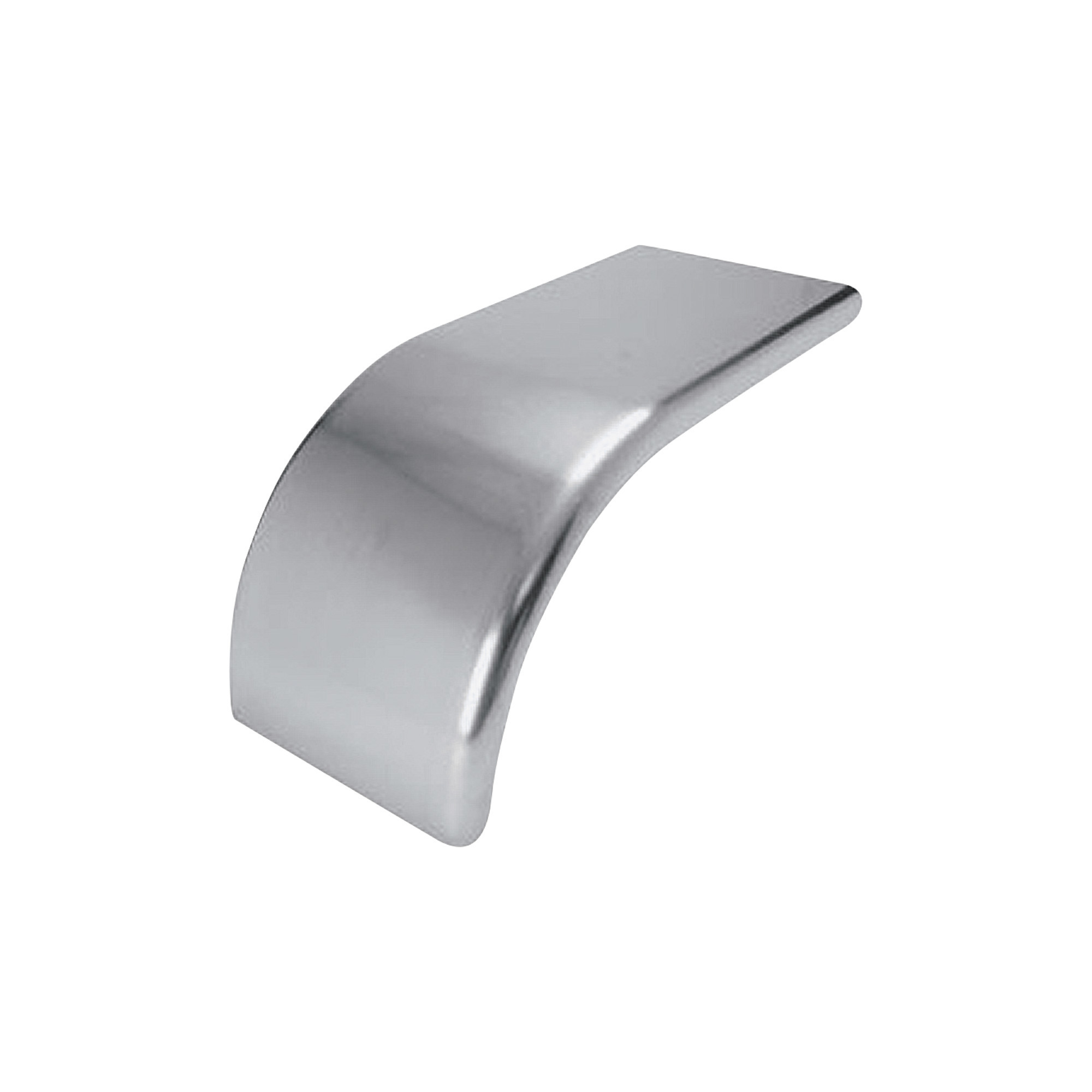 Trux Accessories Stainless Steel Truck Fender, Half Fender, 54in.L x 24in.W x 35in.H, 2-Pc. Set